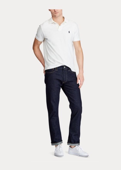 Men's Polo Ralph Lauren Slim Straight Selvedge Jeans | 456317JLM